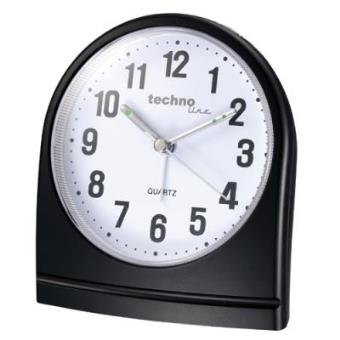 Technoline Modell SL - Quarzwecker schwarz Relógio de mesa de quartzo Preto Quadrado - 1