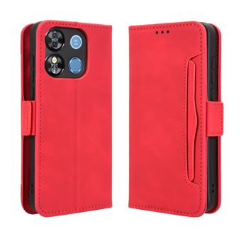 Custodia MEMELOKA Per OUKITEL C57 PRO E C57S: Cover In Pelle PU E TPU Con 3 Slot Per Carte, Supporto E Chiusura Magnetica, Nera