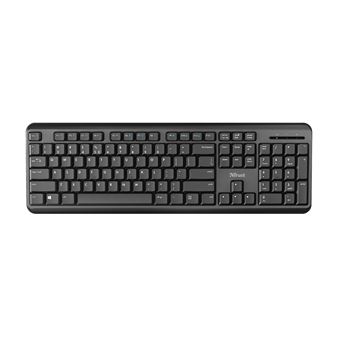 Teclado Wireless Trust TK-350 | Idioma: Alemão | Preto - 1