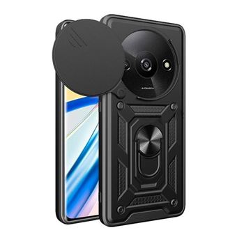 Capa Magnetic Military Defender Slide Window Anti-Impacto Phonecare para Xiaomi Redmi A3 | Preto - 1