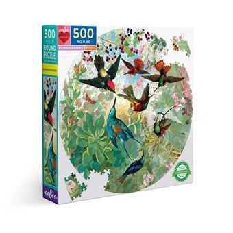 Puzzle de Encaixe eeBoo Animais Hummingbirds | 500 Peças - 1