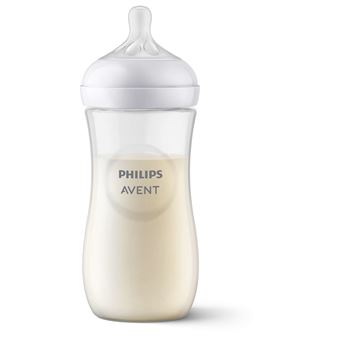 Biberão Philips AVENT Natural Response SCY906/01 Biberão 330ml, tetina T4 | Transparente - 1
