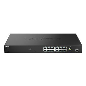 Switch de Rede D-Link DMS-1250-18/E | Preto - 1
