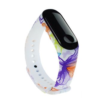 Pulseira de TPU WISETONY para Xiaomi Mi Band 3 /4 Glória da manhã - 1