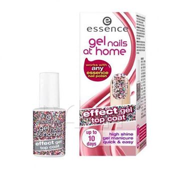 Verniz Essence Top Coat Gel Efeitos 04 Glitterland - 1