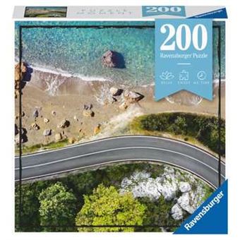 Puzzle Ravensburger Panorâmico Beachroad | 200 Peças - 1