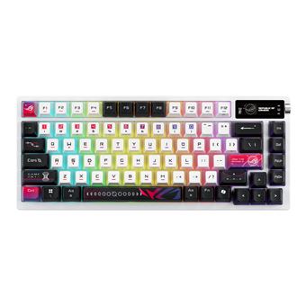Teclado Gaming Wireless ASUS ROG Azoth X | Idioma: Suíço | Branco - 1