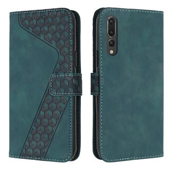 Capa FOXDOCK para Huawei P20 Pro com Fecho Magnético | Resistente a Impactos e Quedas | Compartimentos para Cartões | Verde - 1