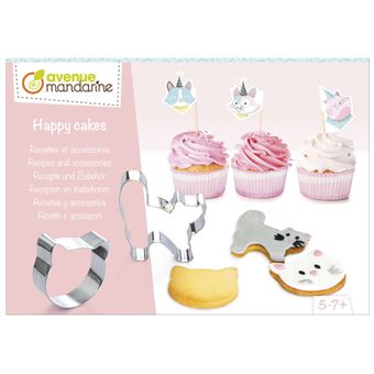 Cortador de Biscoitos Avenue Mandarine Kreativ-Set Happy Cakes - 1