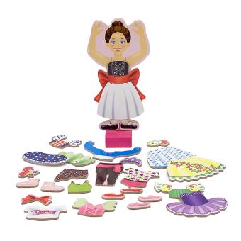 Brinquedo educativo Melissa & Doug Nina Ballerina Magnetic Dress-Up Set - 1