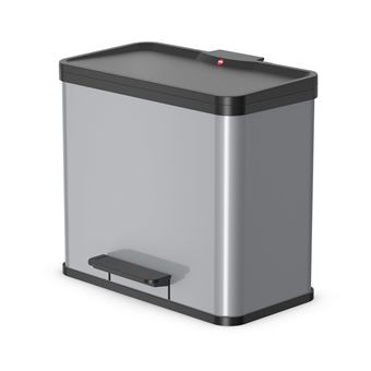 Cesto de Lixo Hailo ÖKO DUO PLUS L | Prateado - 1