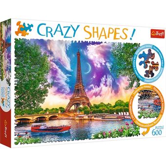 Puzzle de Encaixe Trefl Sky Over Paris 11115 | 600 Peças - 1