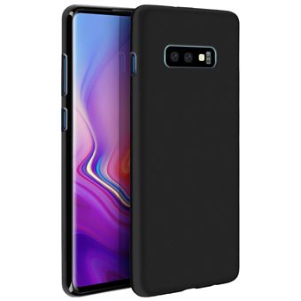Capa Flip Avizar para Samsung Galaxy S10e de Silicone antimarcas Preto - 1