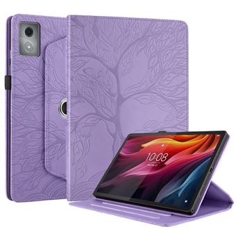 Capa FLOODKING para Lenovo Tab K11 Plus | Giratória 360º | Botão Rotativo | Roxo - 1