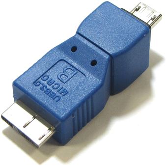 Adaptador BeMatik USB 3.0 para USB 2.0 Micro USB Micro USB 1 Macho para Macho - 1