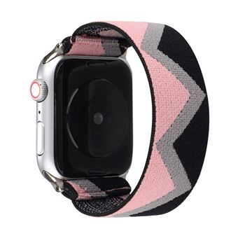 Bracelete de Nylon HSMY Elástico para Apple Watch Series 6/ SE/ 5/ 4 | 40 mm - Multicolor26 -Tamanho S - 1