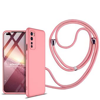 Capa Antiimpacto Slim Armor 360º com Cordão / Fita para Oneplus Nord Rosa - 1
