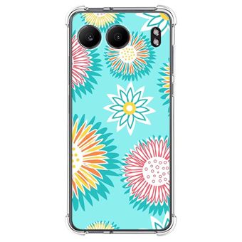 Capa de silicone TUMUNDOSMARTPHONE anti-choque para Oneplus Nord 4 5G design Flores 05 Desenhos - 1