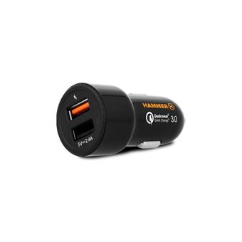 Carregador de Isqueiro Hammer Car Express com 2 x USB | Qualcom 3.0 - 1