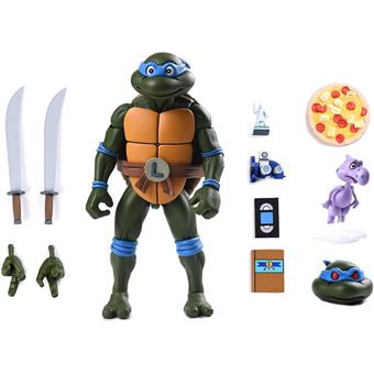 Figura Ultimate Leonardo Leads TMNT Tartarugas Ninja | 18 cm - 1