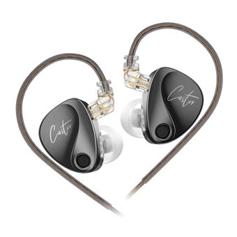 Auriculares Curvos SZSMART KZ-Castor HIFI com Microfone | In ear | Cabo para 3.5 mm | Versão de baixa frequência - 1