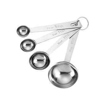 Conjunto 4 Colheres Medidoras Ladelle Lawson Inox -61277/66 - 1