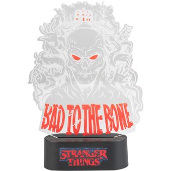 Lâmpada Stranger Things Bad To the Bone com luz Led | 16x24cm - 1
