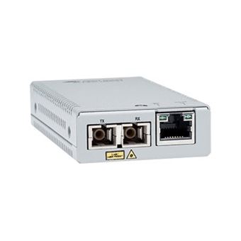 Conversor de rede de média allied telesis at-mmc2000lx/sc-taa-60 1000 mbit/s 1310 nm modo único cinzento - 1