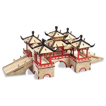 Puzzle 3D HSMY de 141 Peças XF-G031H - Ponte Wuting - 1