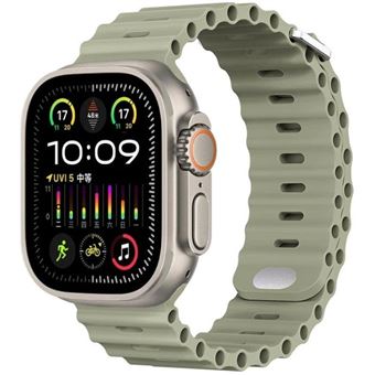 Bracelete Ocean Waves Antiimpacto para Apple Watch Series 10 46mm | Caqui - 1