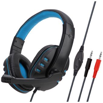 Auscultadores com Fio SZSMART SY733MV | 3.5mm | Azul - 1