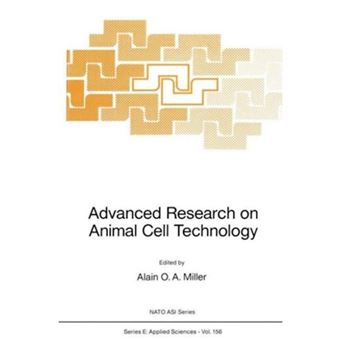 Advanced Research on Animal Cell Technology - Hardback - 1988 - 1