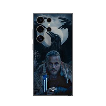 Capa Maniacase para Samsung Galaxy S25 Ultra | Vikings Ragnar Lothbrok Raven - 1