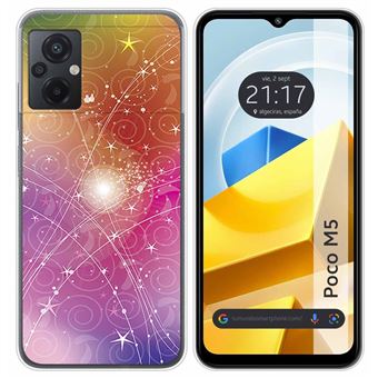 Capa Tumundosmartphone de silicone para Xiaomi POCO M5 desenhos de design abstrato - 1