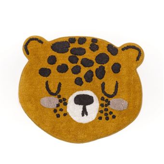 Tapete Infantil com Desenho Animal HOGARMYCTEX | Tecido Tufado de Algodão | M/Tigre | 50x60cm - 1
