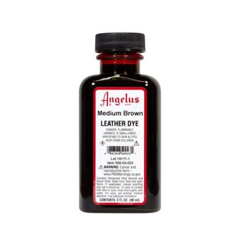 Tinta Para Couro Leather Dye Angelus Marrom Médio / Medium Brown | 88,9 ml - 1