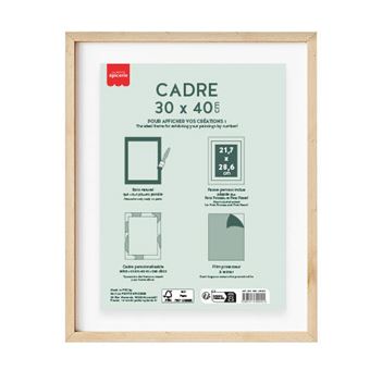 Moldura La Petite Epicerie para Criações Pintar por Números Petit Pinceau | 30x40cm - 1