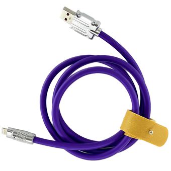 Cabo USB Lightning V-REEL para iPhone x/xr/xs/xs max | 1 m - Roxo - 1