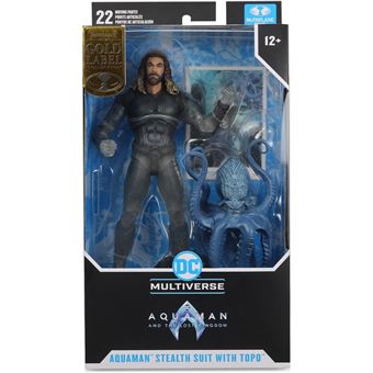 Figura Aquaman Stealth Suit com polvo Aquaman and the Lost Kingdom | 18 cm - 1
