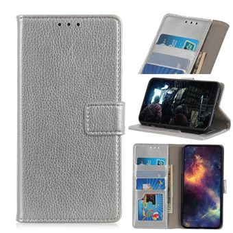 Capa Magunivers | PU + TPU flexível com suporte Prateado para Xiaomi Mi Note 10/Note 10 Pro/Mi CC9 Pro
