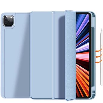 Capa Folio Antiimpacto com suporte Apple Pencil para Ipad Pro 11 2022 4º ger | Azul - 1