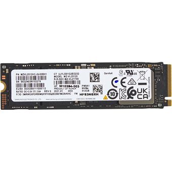 Disco SSD HP 512GB PCIe-4x4 NVMe M.2 SSD | 512 GB - 1