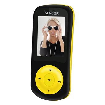 Leitor Mp3/mp4 Sencor SFP 5870 BYL | Amarelo - 1