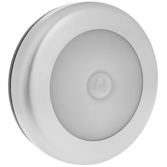 Luz LED BeMatik Redonda com Sensor de Movimento e Luz de Indução para Portas e Interiores de Armários - 1