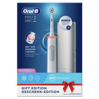 Escova Dentes Elétrica ORAL-B Pro 3 3500 Branca (1 Unidade)