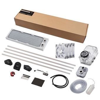 Ventoinha para Pc Phanteks EZ-Fit 360 D30-Kit | Transparente, Branco - 1