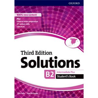 Solutions 3rd Edition Intermediate Plus. Student's Book - 1