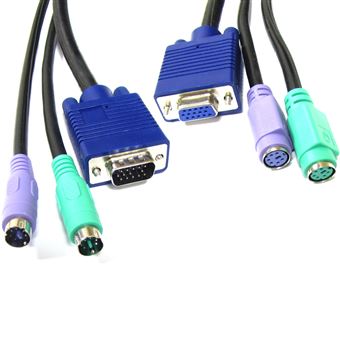 Cabo VGA BeMatik para Teclado e Rato ATX 5m M/H - 1