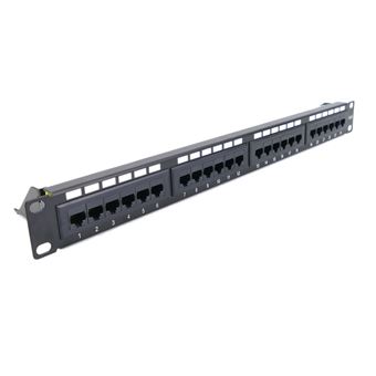Painel Patch Rackmatic 24 X RJ45 UTP Cat.6 1Gb Ethernet - 1
