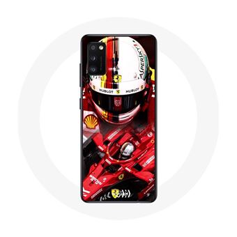 Capa Maniacase para Oppo A16 Fórmula 1 Sebastian Vettel F1 Vermelho - 1